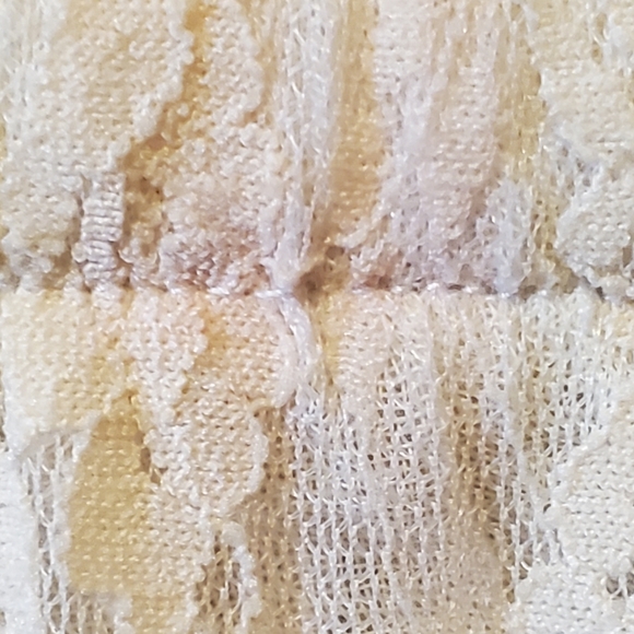 Elan Ivory Lace Sheer Half-Slip Maxi Skirt Free People - Picture 3 of 4